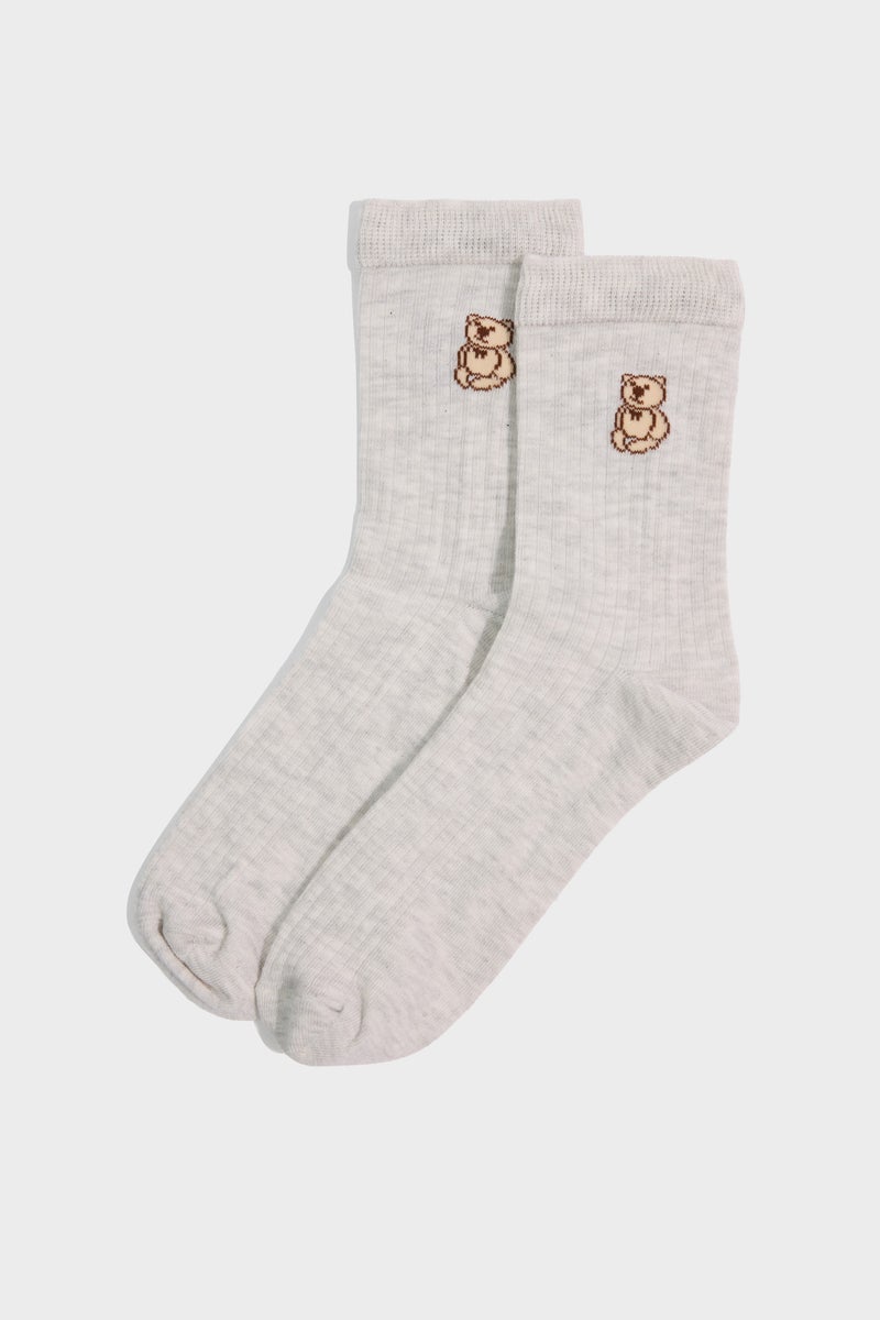 DeFacto Multicolour Woman Woman 3 piece Long Socks Casual - Image 3